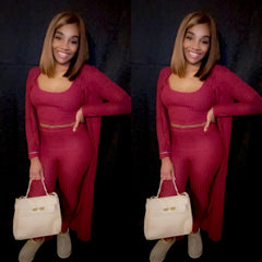 Cozy Vibe 3pc Set - BeauTise’ Boutique