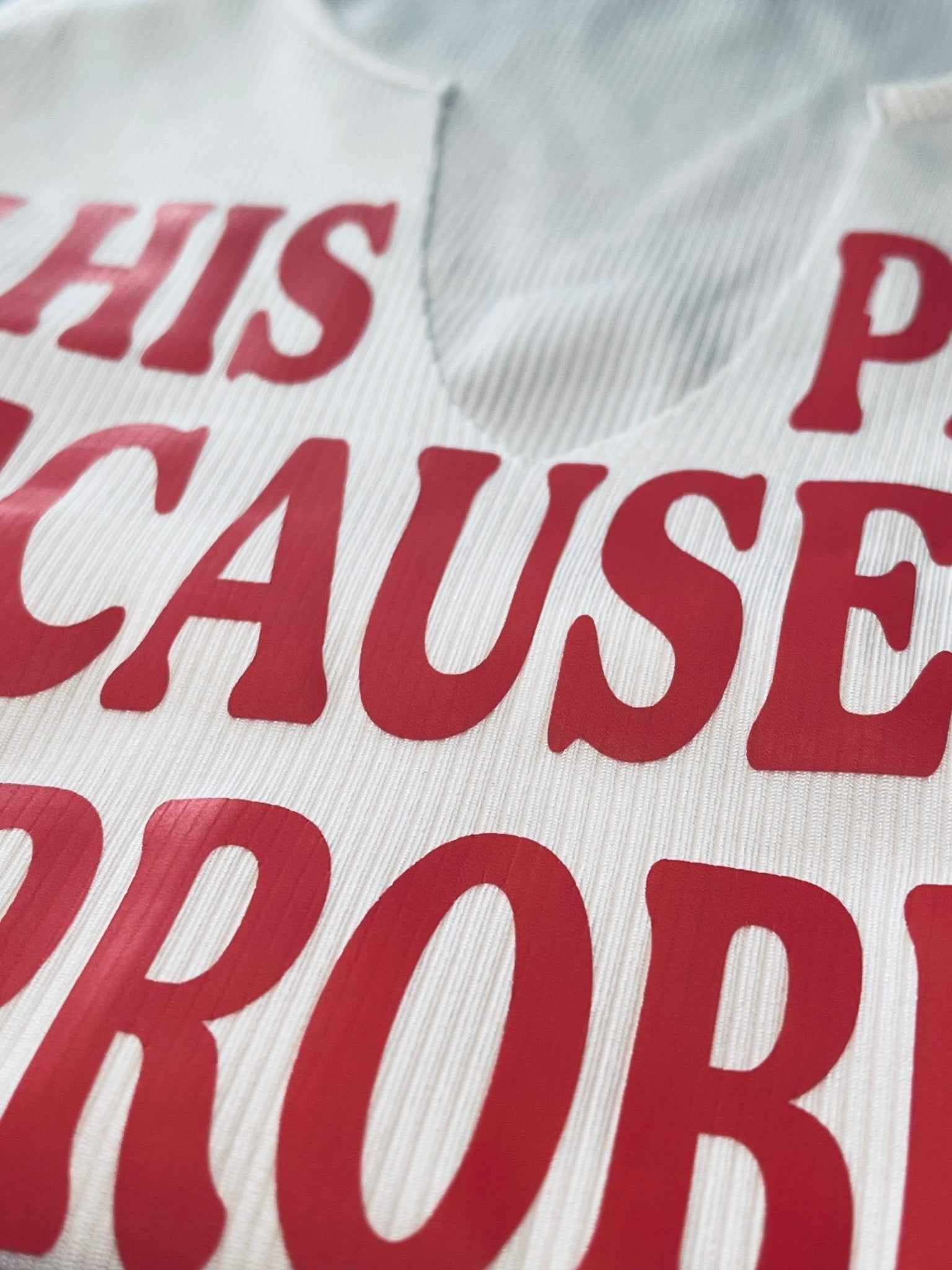 His Problem Top - BeauTise’ Boutique