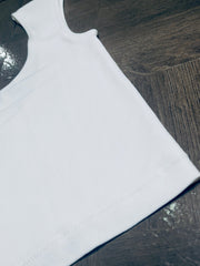 White Crop Tank Top - BeauTise’ Boutique