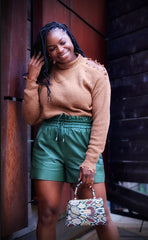 Jade Leather Shorts - BeauTise’ Boutique