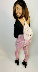 Plaid Jeggings - BeauTise’ Boutique
