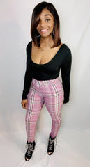 Plaid Jeggings - BeauTise’ Boutique
