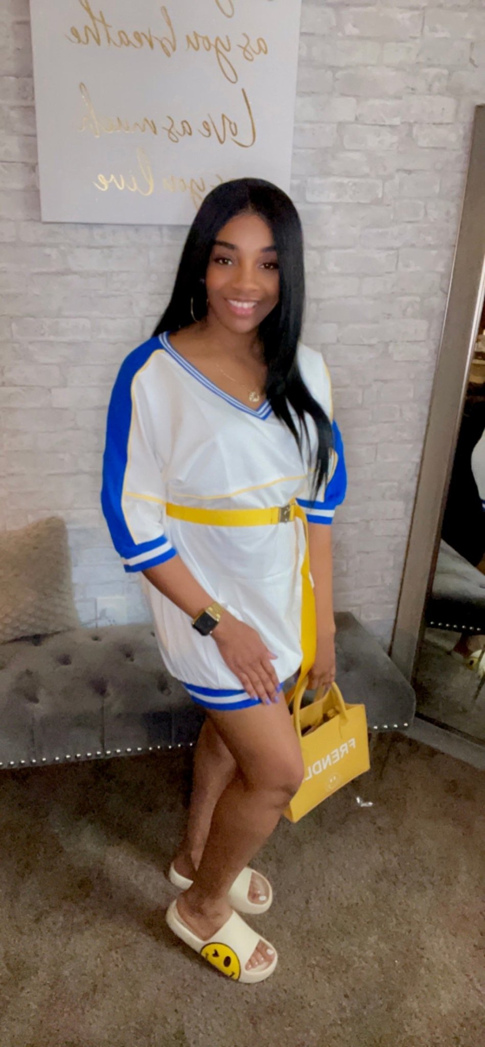 Tasteful Dress (belt included) - BeauTise’ Boutique