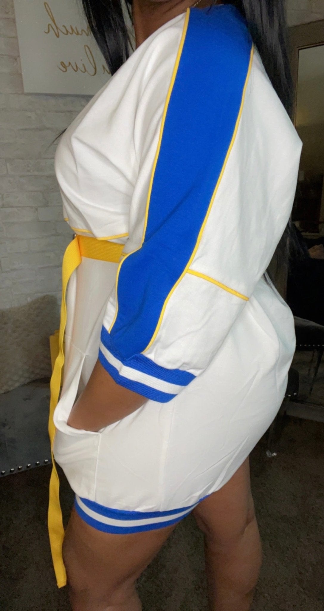 Tasteful Dress (belt included) - BeauTise’ Boutique